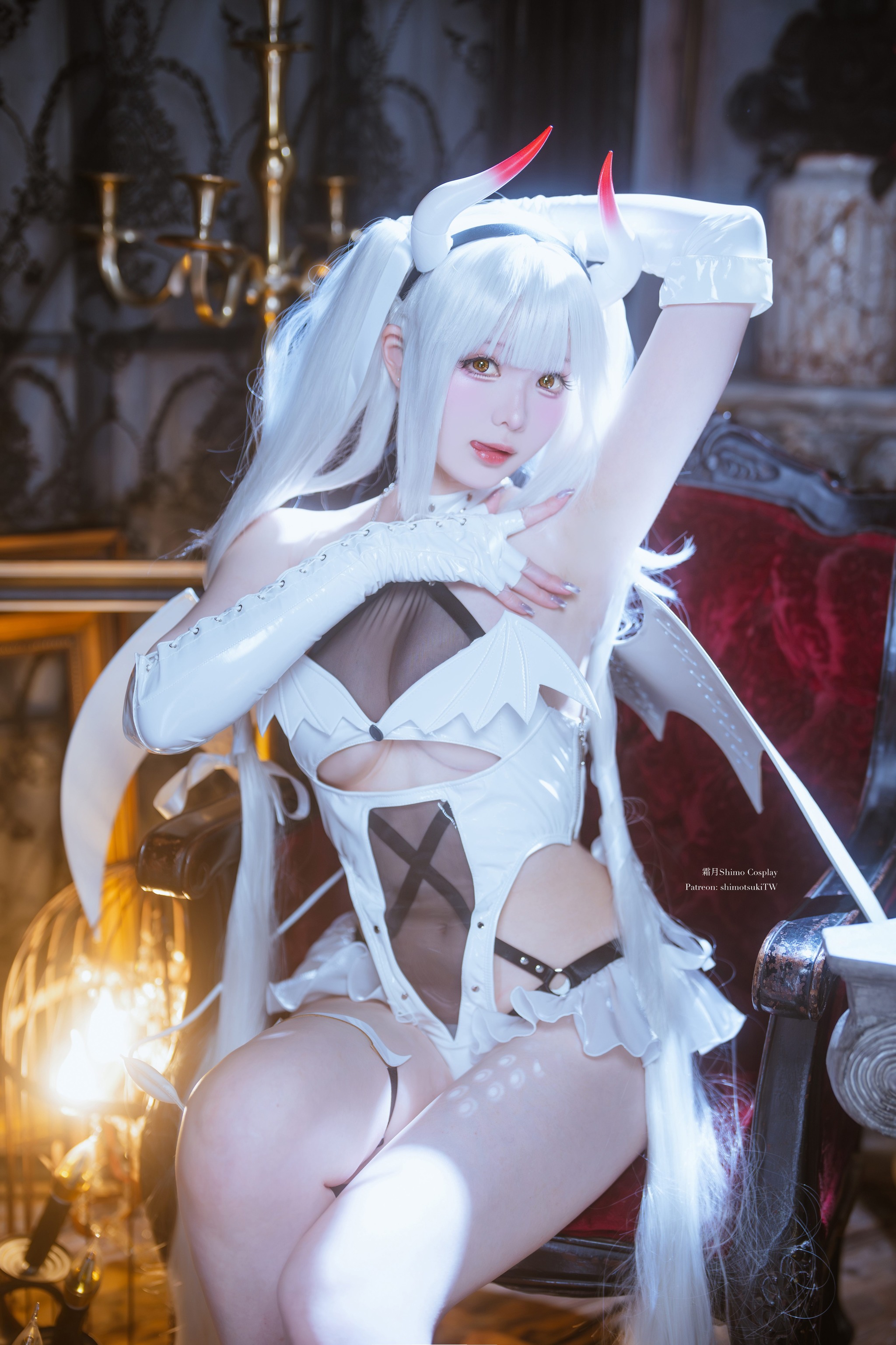图片[1]-霜月shimo – NO.167 Blanc Demon[21P]-XikXak